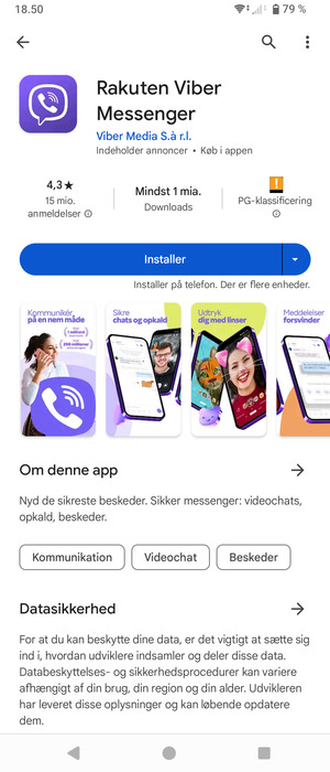 Vælg Installer