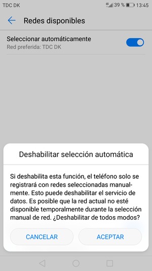 Seleccione ACEPTAR
