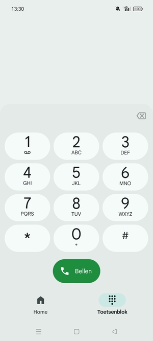 Selecteer de Terug-knop