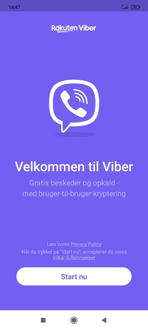 Din app er klar til brug