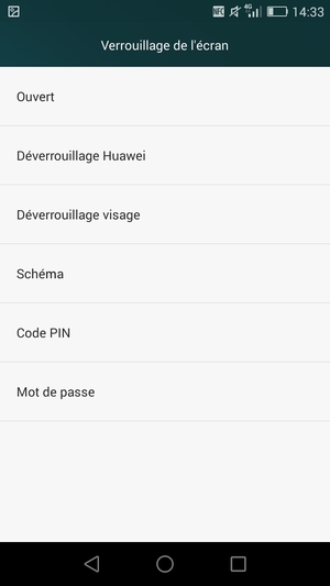 Sélectionnez Schéma