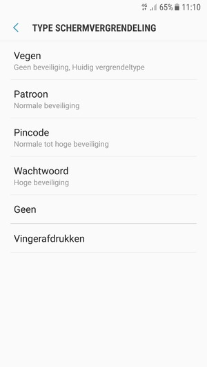 Selecteer Patroon