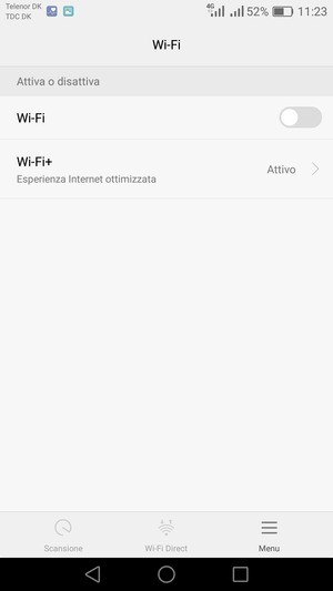 Attiva Wi-Fi