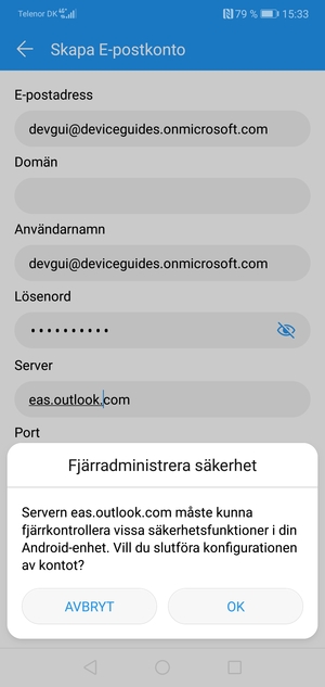 Välj OK