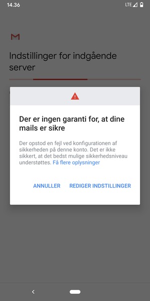 Vælg REDIGER INDSTILLINGER