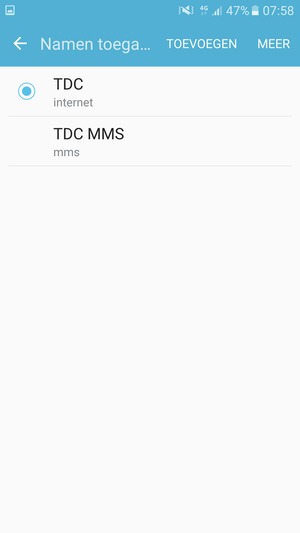Uw telefoon is nu geïnstalleerd voor mms