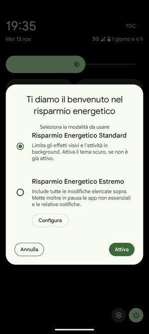 Seleziona Attiva