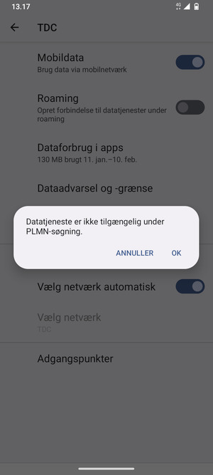 Vælg OK