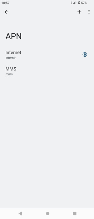 Seleziona il tasto Menu