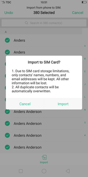 Select Import