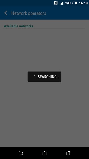 Wait for the search to finish