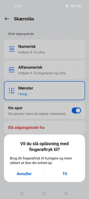 Vælg din foretrukne mulighed