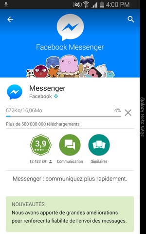 Veuillez attendre la fin de la procédure d'installation