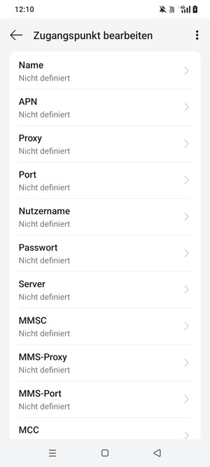 Geben Sie Internet-Informationen ein