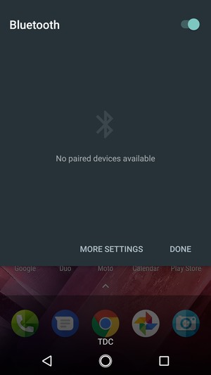 Turn off Bluetooth