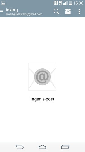 Din Gmail/Hotmail är klar att användas