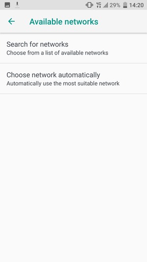 Select Search for networks