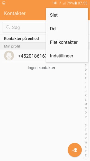 Vælg Indstillinger