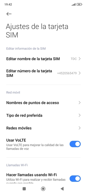 Seleccione Tipo de red preferida