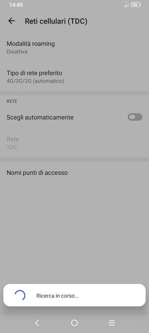 Attendi il completamento della ricerca