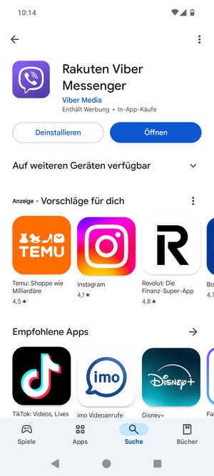 Wählen Sie Öffnen