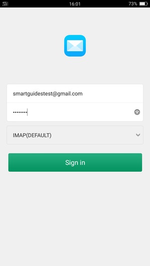 Enter your Gmail or Hotmail address and Password. Select Sign in