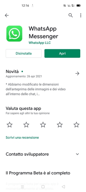 Seleziona Apri