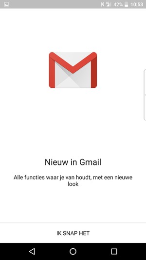 Selecteer IK SNAP HET