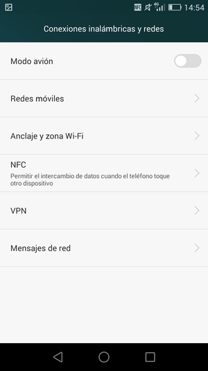 Seleccione Redes móviles