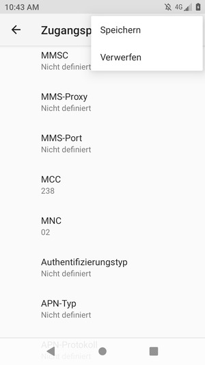 Wählen Sie Speichern