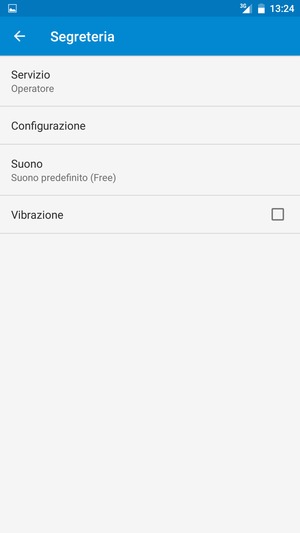 Seleziona Configurazione