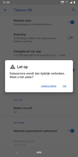 Selecteer OK