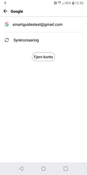 Vælg Synkronisering