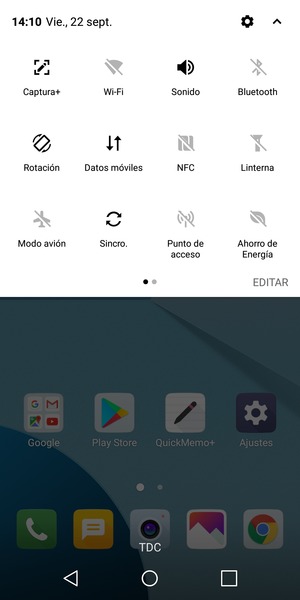 Deslice a la izquierda