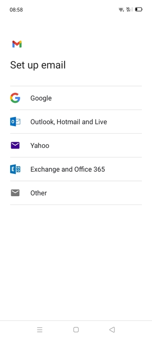 Select Outlook, Hotmail and Live