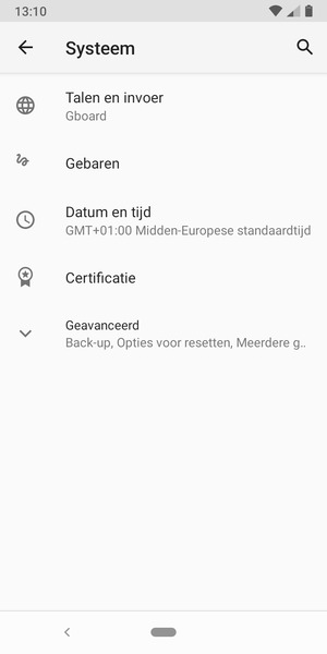 Selecteer Geavanceerd