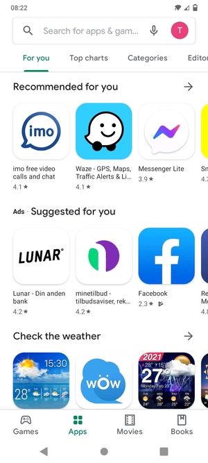 Select the Search bar