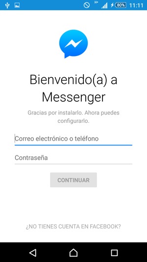 Su aplicación está lista para usar