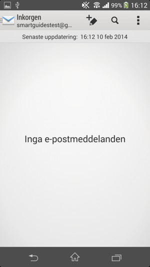 Din Gmail/Hotmail är klar att användas