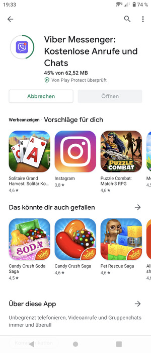 Warten Sie, bis der Installationsprozess  beendet ist