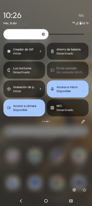 Seleccione Ahorro de batería