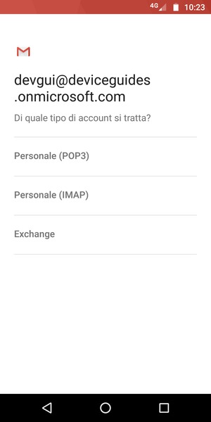 Seleziona Exchange