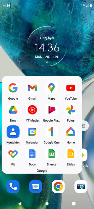 Vælg Gmail