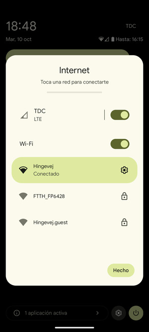 Desactive Wi-Fi