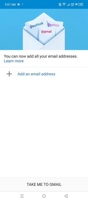 Select Add an email address
