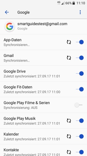 Ihre Daten werden synchronisiert