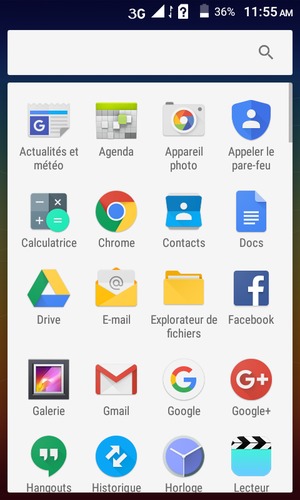 Sélectionnez E-mail