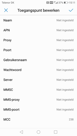 Voer mms-gegevens in
