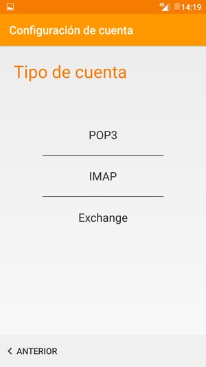 Seleccione Exchange