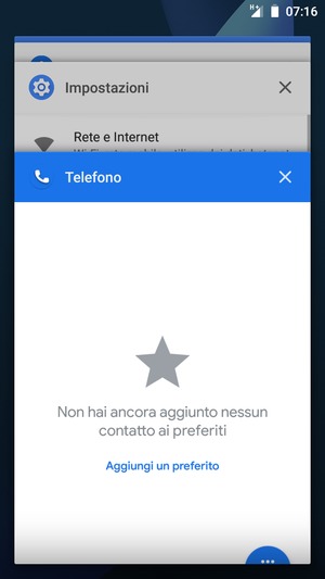 Scorri verso destra le app per chiuderle